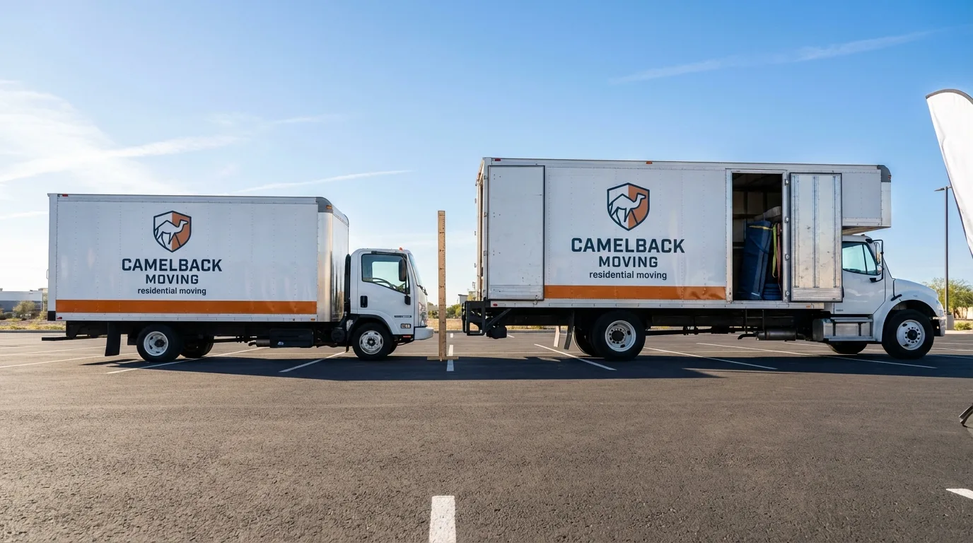 Moving truck size capacity guide in Terra Alta